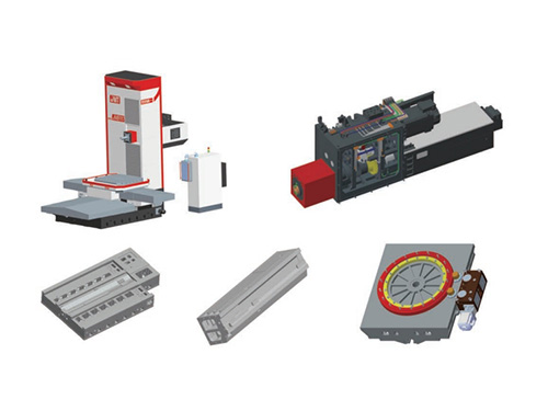 Mesin penggilingan dan pengeboran horizontal CNC