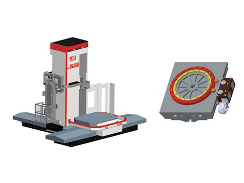 CNC planer milling and boring machine (side-hung type) 